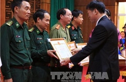 Tăng cường tăng dày, tôn tạo mốc quốc giới Việt-Lào 